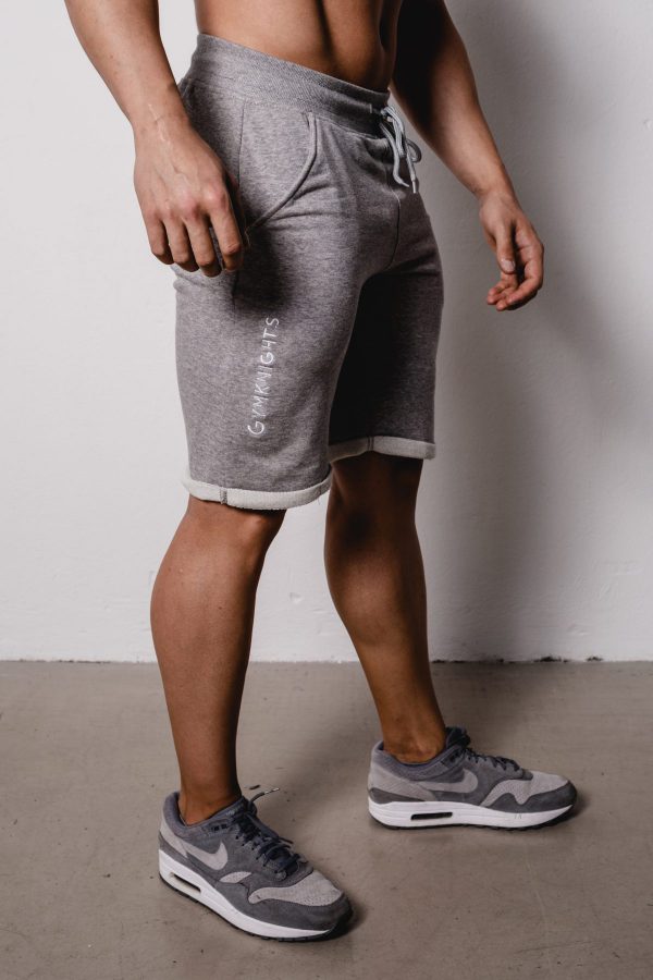 Gymknights „Iron“ Shorts – Slate Grey – Heavyweight Premium Cotton