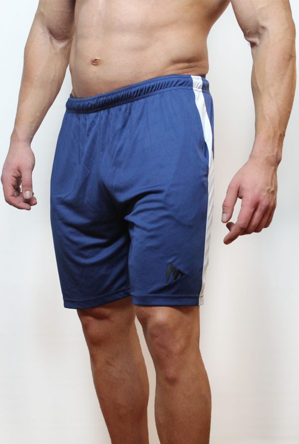Gymknights „Tech-Piqué“ Performance Shorts – Deep Blue – Athletic Fit