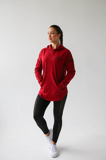 Gymknights „Power Red“ Hoodie – Heavyweight Fleece – Signature Look