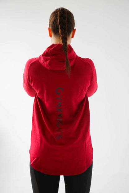 Gymknights „Power Red“ Hoodie – Heavyweight Fleece – Signature Look