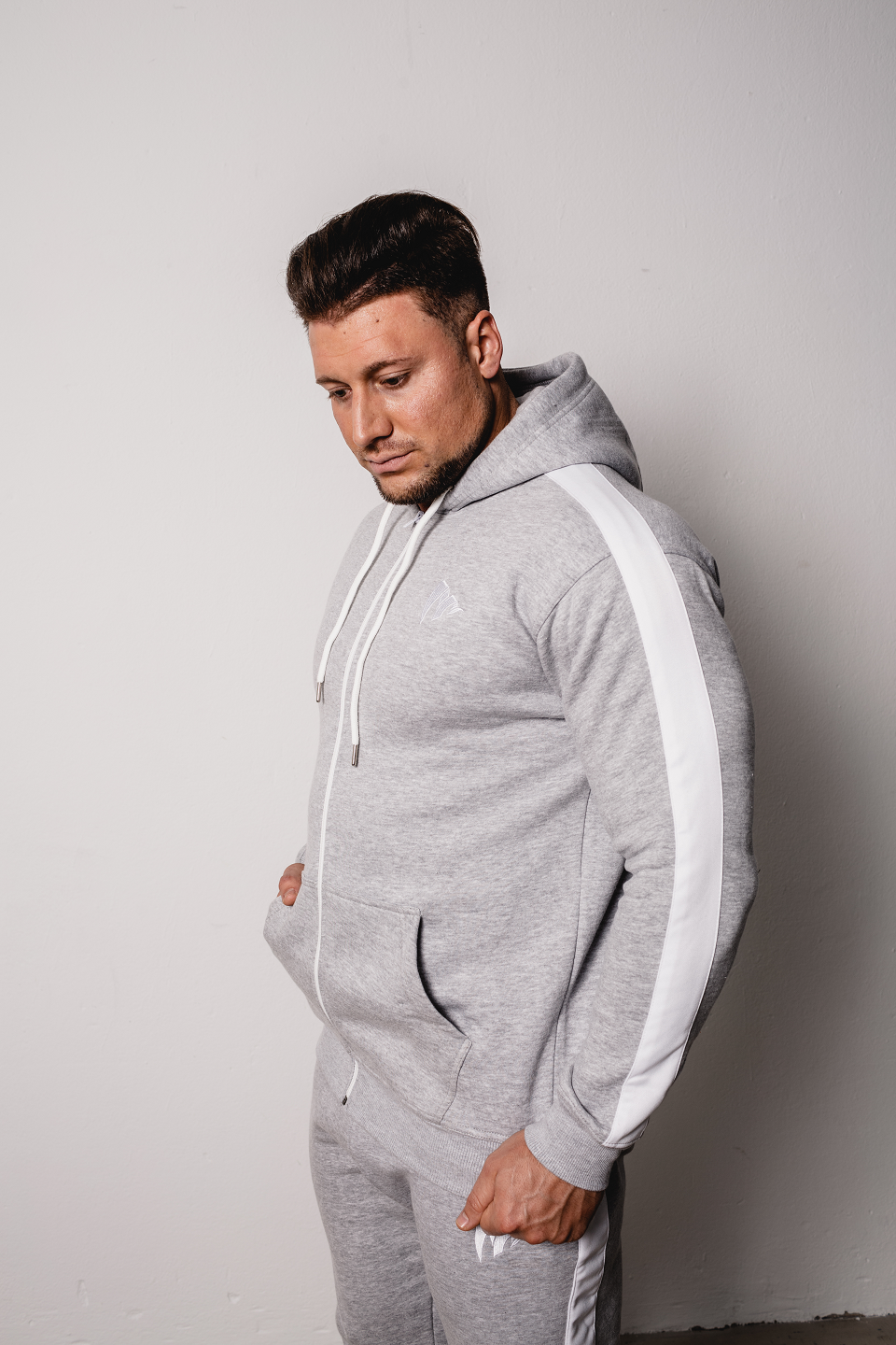 Gymknights „Aspect“ Track Jacket – Stealth Grey – Athletic Stretch