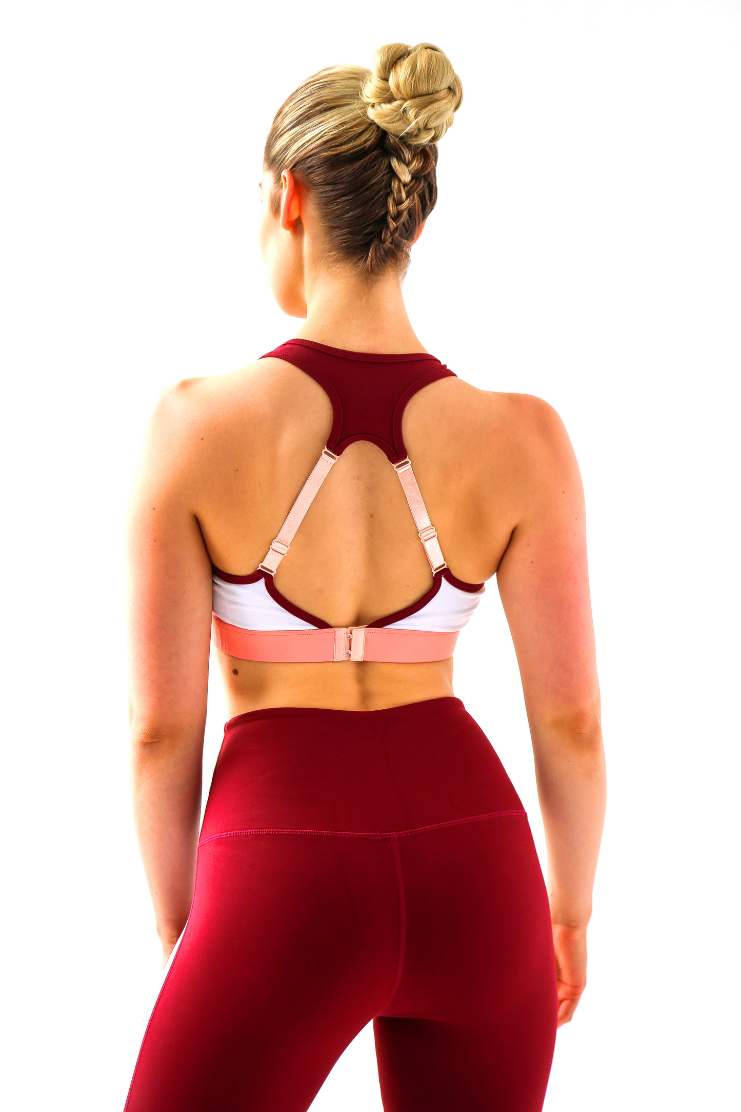 Gymknights „Retro Breath“ Crop Top – Power Red – Performance Stretch